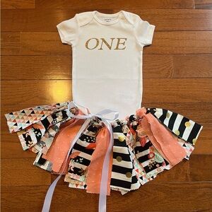 Girl First Birthday Outfit-New